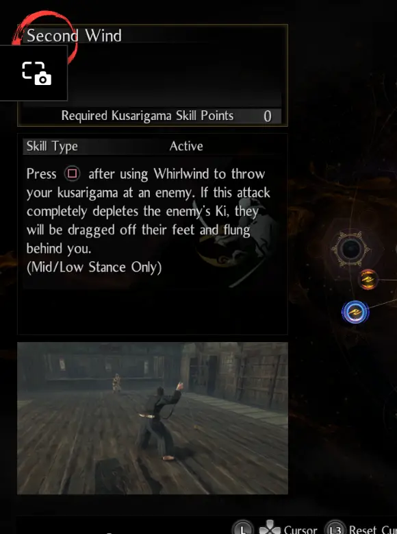 Nioh 2 Kusarigama Secret Skill